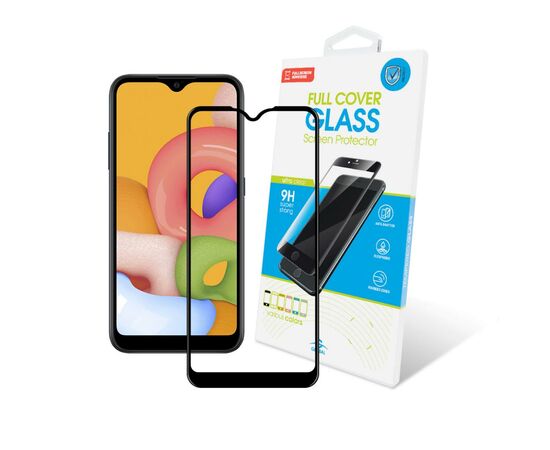 Стекло защитное Global Full Glue Samsung A01-A01s black (1283126510274)