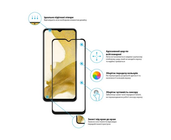 Стекло защитное Global Samsung M33 5G (1283126522581), изображение 3 Стекло защитное Global Samsung M33 5G (1283126522581), изображение 3