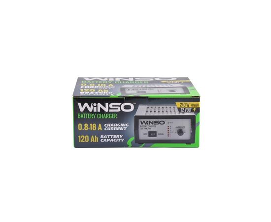 Зарядное устройство для автомобильного аккумулятора WINSO 139200, изображение 3 Зарядное устройство для автомобильного аккумулятора WINSO 139200, изображение 3
