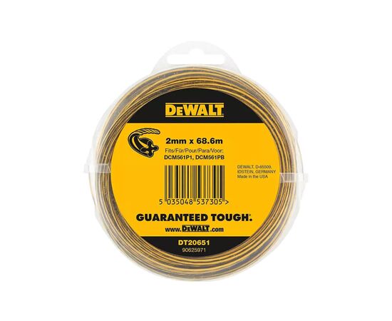 Жилка косильна DeWALT D=2.0 мм, 67 м, кручена (DT20651)
