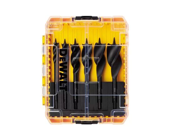 Набор сверл DeWALT спиральных по дереву EXTREME IMPACT, d= 13,16,20,22,25,32 мм (DT90238), изображение 3 Набор сверл DeWALT спиральных по дереву EXTREME IMPACT, d= 13,16,20,22,25,32 мм (DT90238), изображение 3