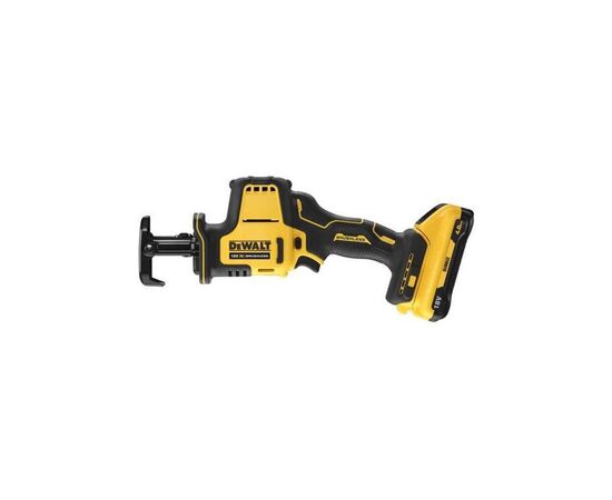Сабельная пила DeWALT 18V XR, Li-lon, 2x4Ah, 0 - 2800 ход/мин, TSTAK (DCS369M2), изображение 2 Сабельная пила DeWALT 18V XR, Li-lon, 2x4Ah, 0 - 2800 ход/мин, TSTAK (DCS369M2), изображение 2