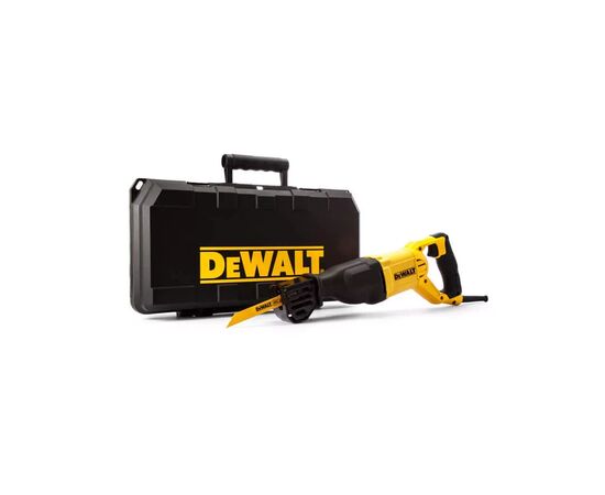 Сабельная пила DeWALT 1100 Вт, 0 - 2800 ход/мин, величина хода 29 мм, 3.5 кг, кейс (DWE305PK), изображение 5 Сабельная пила DeWALT 1100 Вт, 0 - 2800 ход/мин, величина хода 29 мм, 3.5 кг, кейс (DWE305PK), изображение 5