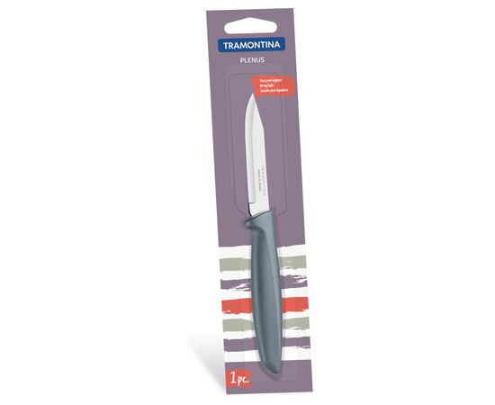 Кухонный нож Tramontina Plenus Grey Vegetable 76 мм (23420/163)
