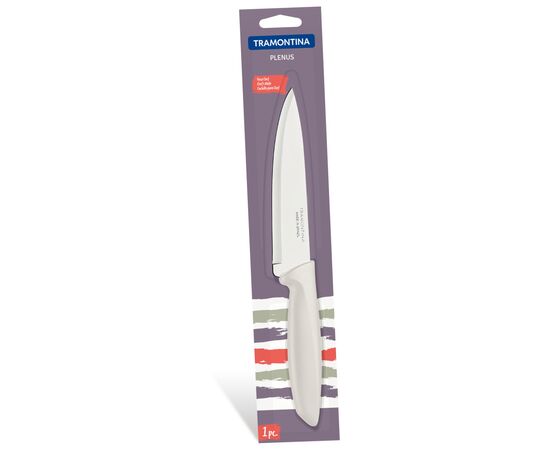 Кухонный нож Tramontina Plenus Light Grey Chef 152 мм (23426/136), изображение 4 Кухонный нож Tramontina Plenus Light Grey Chef 152 мм (23426/136), изображение 4