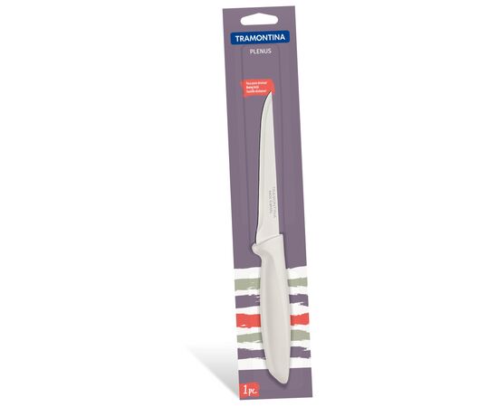 Кухонный нож Tramontina Plenus Light Grey Bone 127 мм (23425/135), изображение 2 Кухонный нож Tramontina Plenus Light Grey Bone 127 мм (23425/135), изображение 2