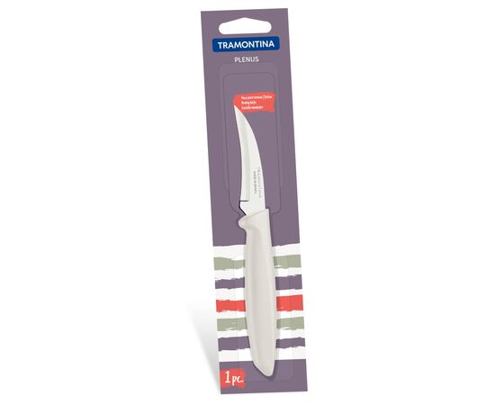 Кухонный нож Tramontina Plenus Light Grey 76 мм (23419/133), изображение 3 Кухонный нож Tramontina Plenus Light Grey 76 мм (23419/133), изображение 3