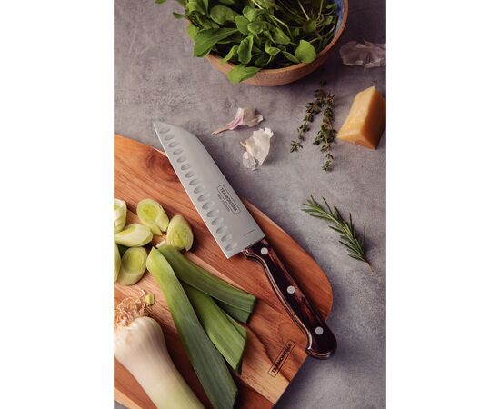 Кухонний ніж Tramontina Polywood Сантоку 178 мм (21179/197), зображення 2 Кухонний ніж Tramontina Polywood Сантоку 178 мм (21179/197), зображення 2