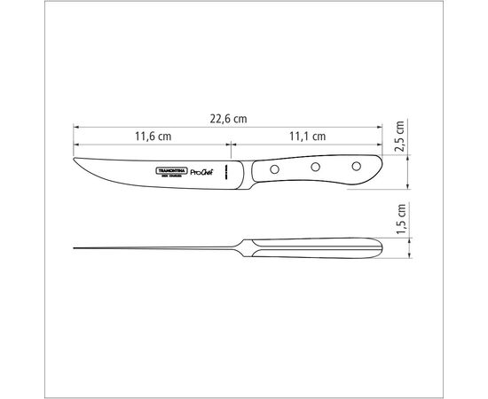 Кухонный нож Tramontina Prochef 127 мм (24153/005), изображение 3 Кухонный нож Tramontina Prochef 127 мм (24153/005), изображение 3