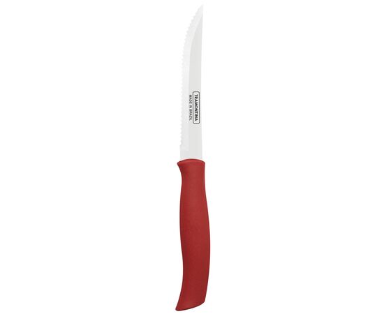 Кухонний ніж Tramontina Soft Plus Red Steak 127 мм (23661/175)