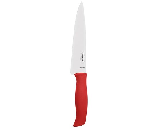 Кухонный нож Tramontina Soft Plus Red Chef 178 мм (23664/177), изображение 5 Кухонный нож Tramontina Soft Plus Red Chef 178 мм (23664/177), изображение 5