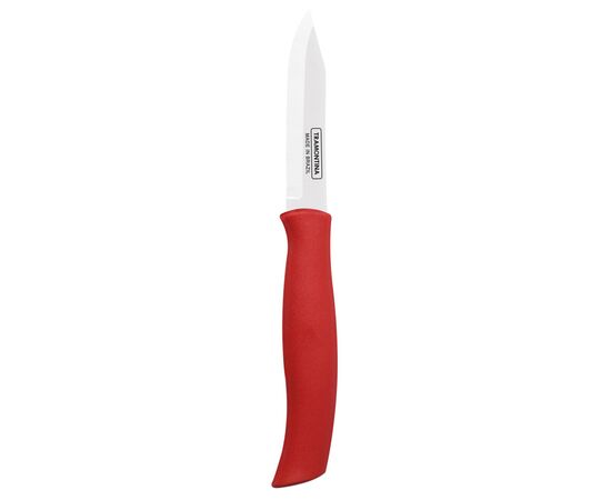 Кухонный нож Tramontina Soft Plus Red Vegetable 76 мм (23660/173), изображение 3 Кухонный нож Tramontina Soft Plus Red Vegetable 76 мм (23660/173), изображение 3