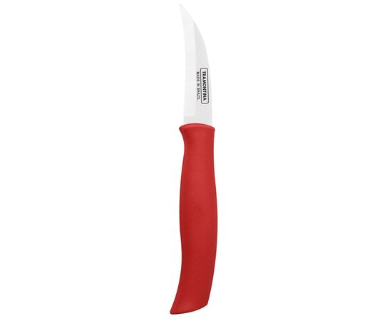 Кухонный нож Tramontina Soft Plus Red 76 мм (23659/173), изображение 3 Кухонный нож Tramontina Soft Plus Red 76 мм (23659/173), изображение 3