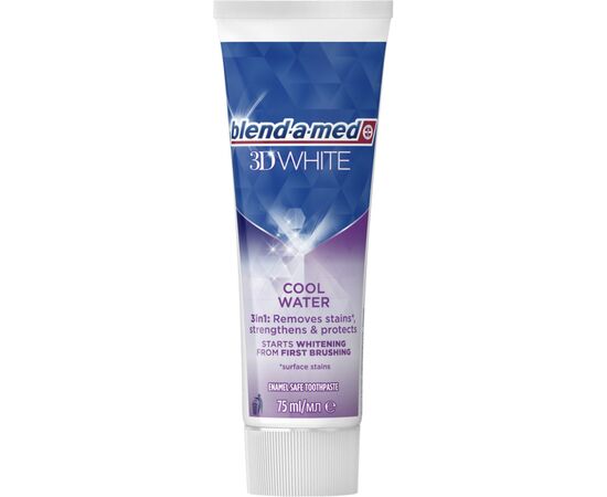 Зубная паста Blend-a-med 3D White Прохладная вода 75 мл (8006540793138), изображение 3 Зубная паста Blend-a-med 3D White Прохладная вода 75 мл (8006540793138), изображение 3