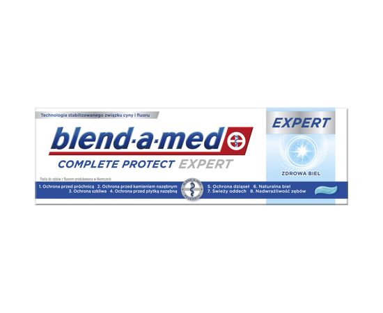 Зубная паста Blend-a-med Complete Protect Expert Здоровая белизна 75 мл (8001090572356), изображение 2 Зубная паста Blend-a-med Complete Protect Expert Здоровая белизна 75 мл (8001090572356), изображение 2