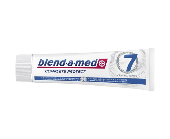 Зубная паста Blend-a-med Complete Protect 7 Кристальная белизна 100 мл (8001090716279), изображение 3 Зубная паста Blend-a-med Complete Protect 7 Кристальная белизна 100 мл (8001090716279), изображение 3