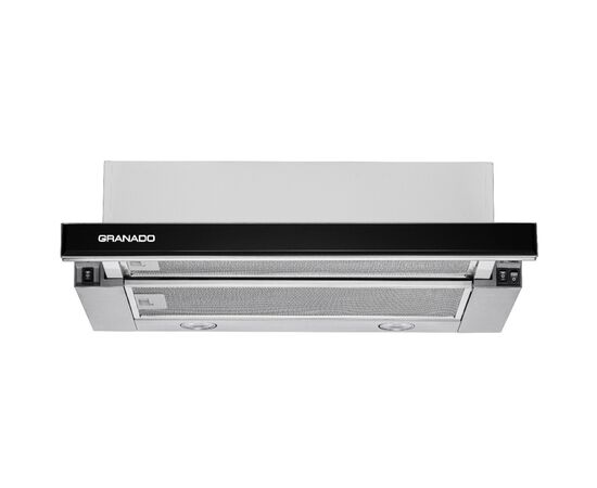 Вытяжка кухонная GRANADO Telde 603-700 inox black glass (GCH136371)