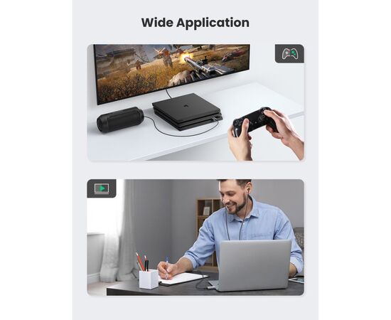 Звуковая плата Ugreen CM383 gray (80864), изображение 7 Звуковая плата Ugreen CM383 gray (80864), изображение 7