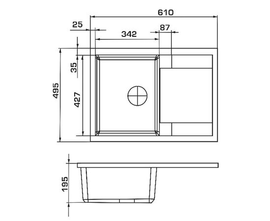 Мойка кухонная GRANADO ALTEA terra (gr1303), изображение 7 Мойка кухонная GRANADO ALTEA terra (gr1303), изображение 7
