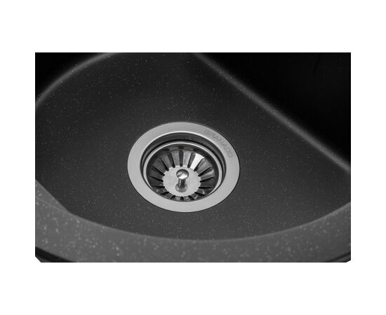 Мойка кухонная GRANADO LUGO black shine (gr2801), изображение 3 Мойка кухонная GRANADO LUGO black shine (gr2801), изображение 3