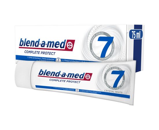 Зубна паста Blend-a-med Complete Protect 7 Кришталева білизна 75 мл (8001090716705)