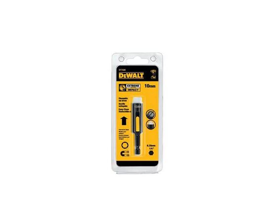 Головка магнитная DeWALT магнитная EXTREME 1/4" х 10 мм, шестигранная с движущимся магнитом (DT7440), изображение 2 Головка магнитная DeWALT магнитная EXTREME 1/4" х 10 мм, шестигранная с движущимся магнитом (DT7440), изображение 2