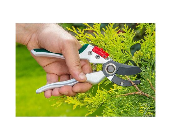 Секатор Verto садовий алюминиевый с наковаленкой (15G207), зображення 2