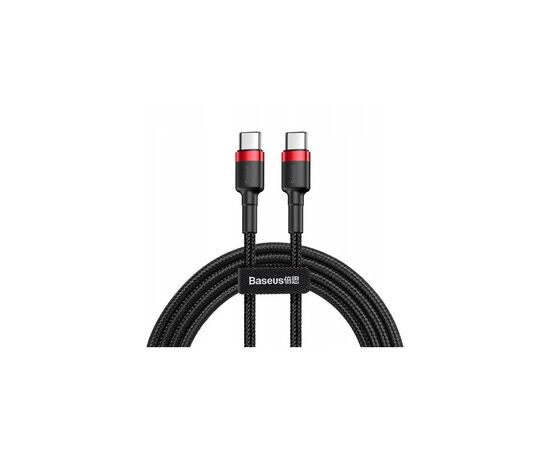 Дата кабель USB 3.1 Type-C to Type-C 1.0m 3A red Baseus (CATKLF-G91)