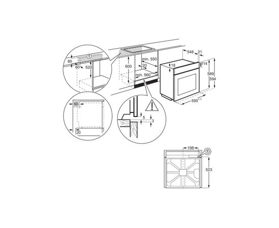 Духовой шкаф Electrolux OED3H50TW, изображение 9