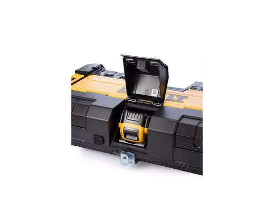 Зарядное устройство для аккумуляторов инструмента DeWALT TOUGHSYSTEM с радиоприемником, колонки 40 Вт, 2 саббуфера, Aux 3,5 мм (DWST1-75659), изображение 4 Зарядное устройство для аккумуляторов инструмента DeWALT TOUGHSYSTEM с радиоприемником, колонки 40 Вт, 2 саббуфера, Aux 3,5 мм (DWST1-75659), изображение 4