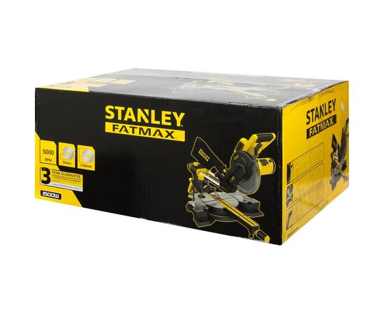 Торцовочная пила Stanley FatMax, 1500 Вт, диск 216х30 мм, 5000 об/мин (FME721), изображение 7