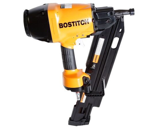 Гвоздезабиватель Bostitch пневматический, с плоской обоймой, тип крепежа PL, L=45-90мм (F21PL-E), изображение 2 Гвоздезабиватель Bostitch пневматический, с плоской обоймой, тип крепежа PL, L=45-90мм (F21PL-E), изображение 2