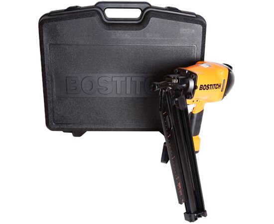 Гвоздезабиватель Bostitch пневматический, с плоской обоймой, тип крепежа PL, L=45-90мм (F21PL-E), изображение 3 Гвоздезабиватель Bostitch пневматический, с плоской обоймой, тип крепежа PL, L=45-90мм (F21PL-E), изображение 3