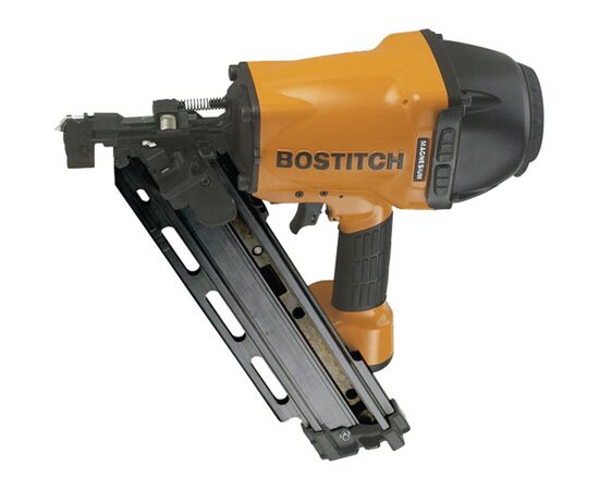 Гвоздезабиватель Bostitch пневматический, с плоской обоймой, тип крепежа PT, L=50-90мм (F33PTSM-E), изображение 2 Гвоздезабиватель Bostitch пневматический, с плоской обоймой, тип крепежа PT, L=50-90мм (F33PTSM-E), изображение 2