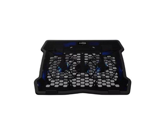 Подставка для ноутбука Canyon NS03, 10-15.6 laptop, dual-fan with 2x2.0 USB hub (CNE-HNS03)