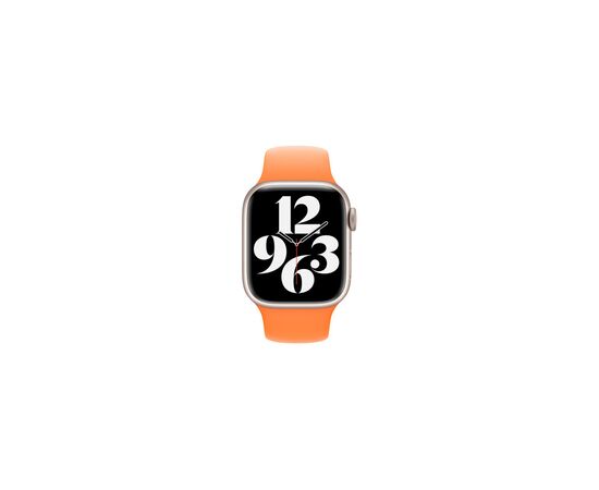 Ремешок для смарт-часов Apple 41mm Bright Orange Sport Band (MR2N3ZM/A), изображение 3 Ремешок для смарт-часов Apple 41mm Bright Orange Sport Band (MR2N3ZM/A), изображение 3