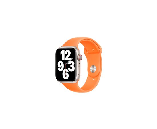 Ремешок для смарт-часов Apple 45mm Bright Orange Sport Band (MR2R3ZM/A), изображение 2 Ремешок для смарт-часов Apple 45mm Bright Orange Sport Band (MR2R3ZM/A), изображение 2