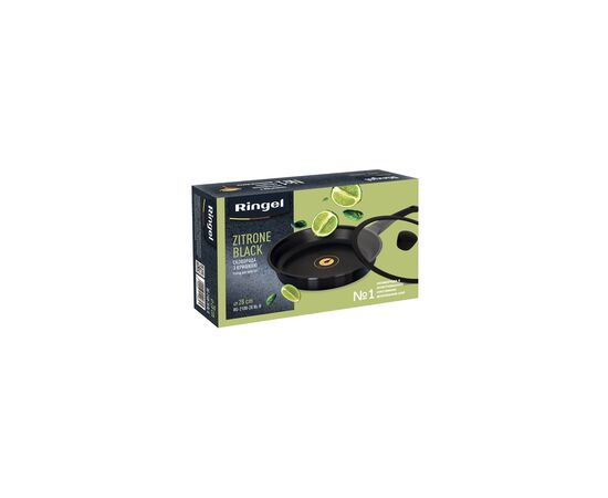 Сковорода Ringel Zitrone Black 28 см (RG-2108-28 BL-R), изображение 5 Сковорода Ringel Zitrone Black 28 см (RG-2108-28 BL-R), изображение 5