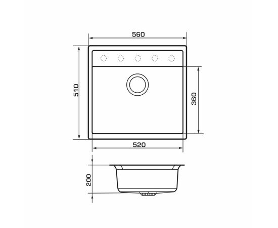Мийка кухонна GRANADO LERIDA avena (gr0402), зображення 5 Мийка кухонна GRANADO LERIDA avena (gr0402), зображення 5