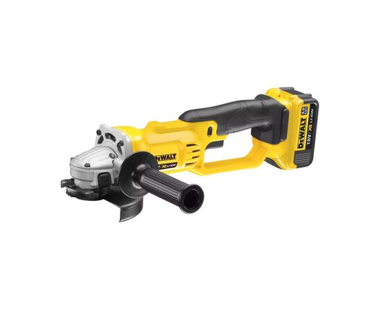 Шлифовальная машина DeWALT 18В XR Li-lon, 2x4Ah, 125 мм, 8000 об/мин (DCG412M2), изображение 2 Шлифовальная машина DeWALT 18В XR Li-lon, 2x4Ah, 125 мм, 8000 об/мин (DCG412M2), изображение 2