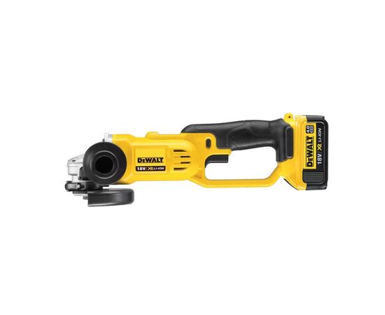 Шлифовальная машина DeWALT 18В XR Li-lon, 2x4Ah, 125 мм, 8000 об/мин (DCG412M2), изображение 3 Шлифовальная машина DeWALT 18В XR Li-lon, 2x4Ah, 125 мм, 8000 об/мин (DCG412M2), изображение 3