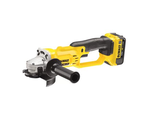 Шлифовальная машина DeWALT 18В XR Li-lon, 2x4Ah, 125 мм, 8000 об/мин (DCG412M2), изображение 4 Шлифовальная машина DeWALT 18В XR Li-lon, 2x4Ah, 125 мм, 8000 об/мин (DCG412M2), изображение 4