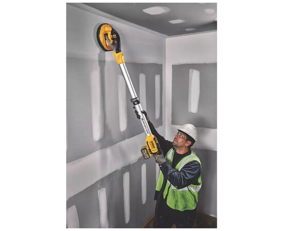 Шлифовальная машина DeWALT 18V XR Li-Ion, 2x6Ah, 225 мм, 700-1200 об/мин (DCE800T2), изображение 10 Шлифовальная машина DeWALT 18V XR Li-Ion, 2x6Ah, 225 мм, 700-1200 об/мин (DCE800T2), изображение 10