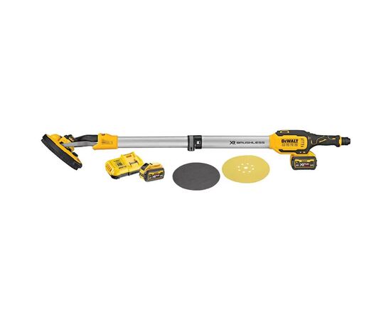 Шлифовальная машина DeWALT 18V XR Li-Ion, 2x6Ah, 225 мм, 700-1200 об/мин (DCE800T2)