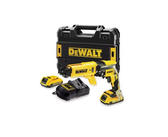 Шуруповерт DeWALT 18V XR Li-Ion, 2x2Ah, 30/5 Нм, 4400 об/мин, кейс (DCF620D2K), изображение 3 Шуруповерт DeWALT 18V XR Li-Ion, 2x2Ah, 30/5 Нм, 4400 об/мин, кейс (DCF620D2K), изображение 3