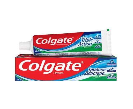 Зубная паста Colgate Тройное действие 50 мл (7891024128954)