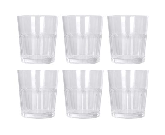 Набор стаканов Luminarc Tuff Clear 6 x 300 мл (Q2244), изображение 2 Набор стаканов Luminarc Tuff Clear 6 x 300 мл (Q2244), изображение 2