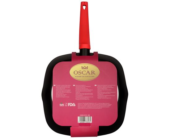 Сковорода Oscar Chef Grill 28 см (OSR-8101-28), изображение 4 Сковорода Oscar Chef Grill 28 см (OSR-8101-28), изображение 4