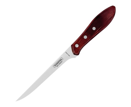 Кухонный нож Tramontina Barbecue Polywood Fillet 152 мм Червоне Дерево (21188/176)