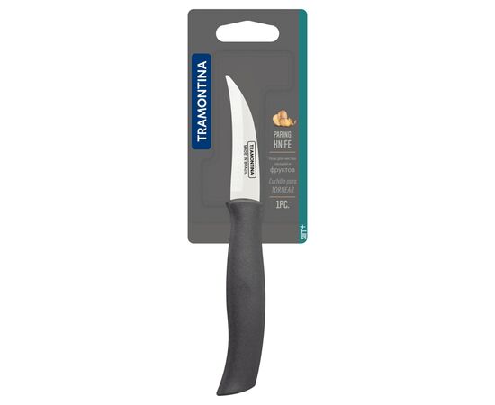 Кухонный нож Tramontina Soft Plus Grey 76 мм (23659/163), изображение 3 Кухонный нож Tramontina Soft Plus Grey 76 мм (23659/163), изображение 3